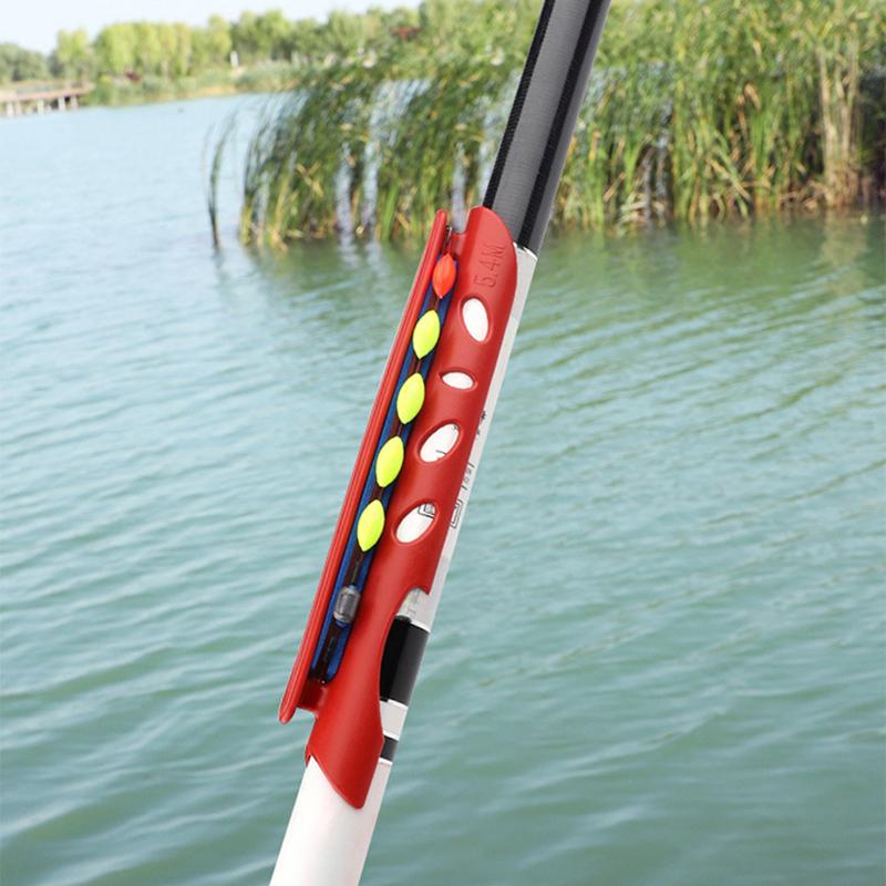 5Pcs Random Color Fishing Coiling Card Winding Wrapped Wire Board Line Container Fishing Rod Clips
