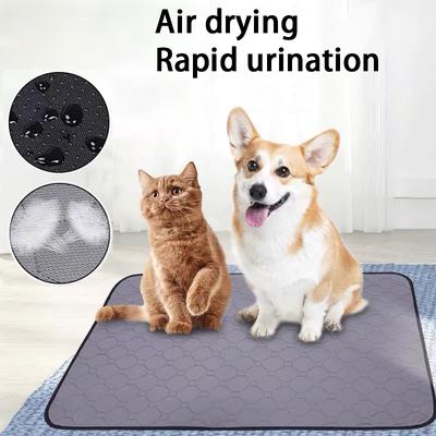 Hund Urinunterlage Saugfähige Haustier Urinmatte Wiederverwendbare Decke Waschbare Welpen Katzen Trainingsmatte Rutschfest Leicht zu Trocknen Hund Katze Bett Urinmatte