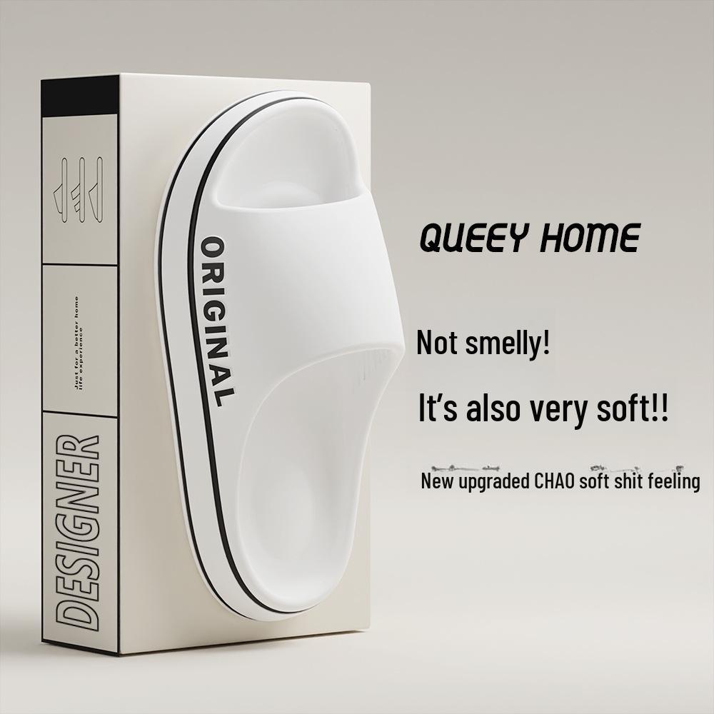 

Новые противоскользящие сандалии из ЭВА: Мягкие домашние тапочки без запаха для женщин и мужчин — идеальный вариант для лета. 40-41 (fits 39-40) белый