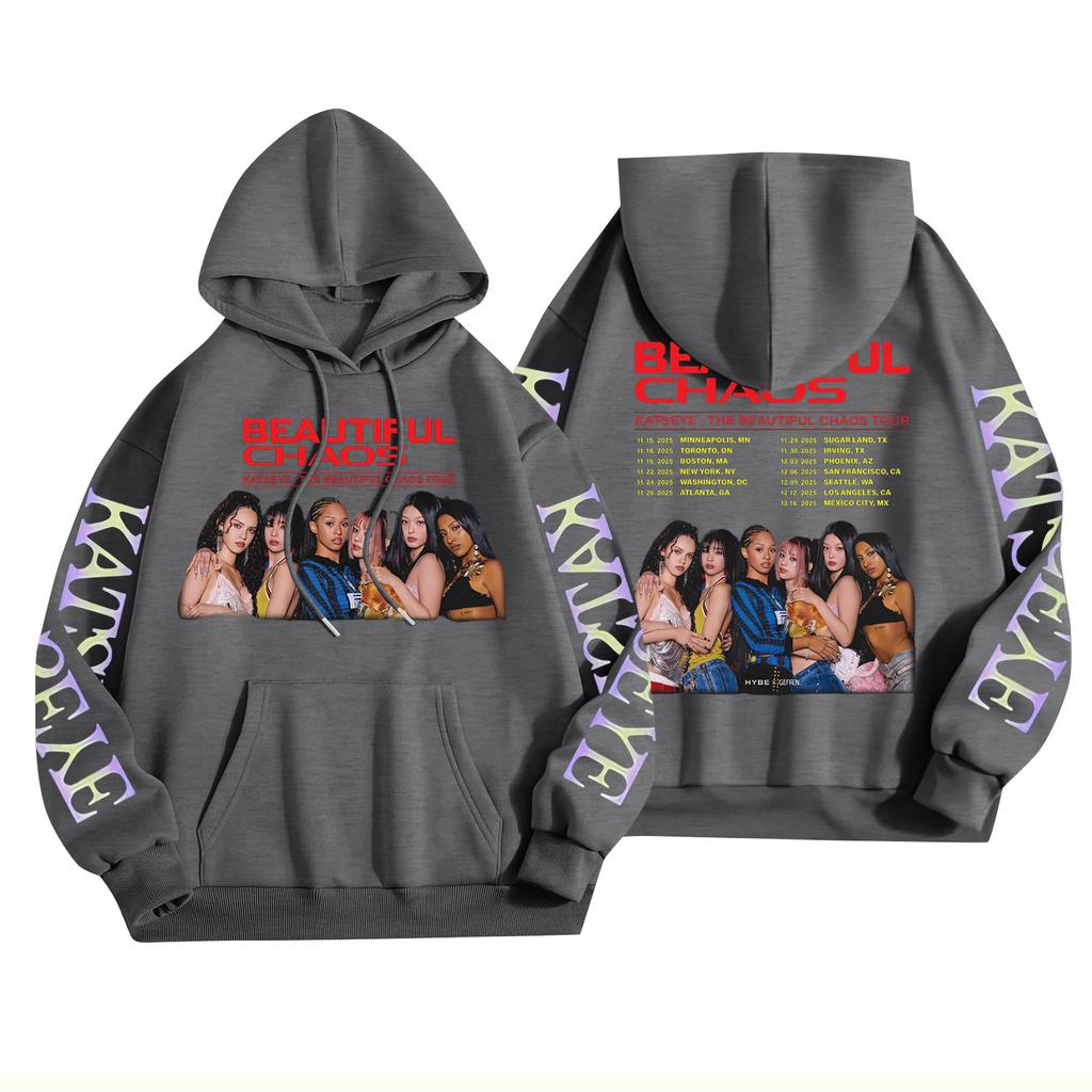 Unisex Fashion Lightweight Long Sleeve Pullover With Pockets Printed Hoodie