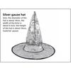 Halloween Prom Party Hat Witch Hat Witch Hat Veil Hat Printed Pumpkin Hat Black Tip Hat