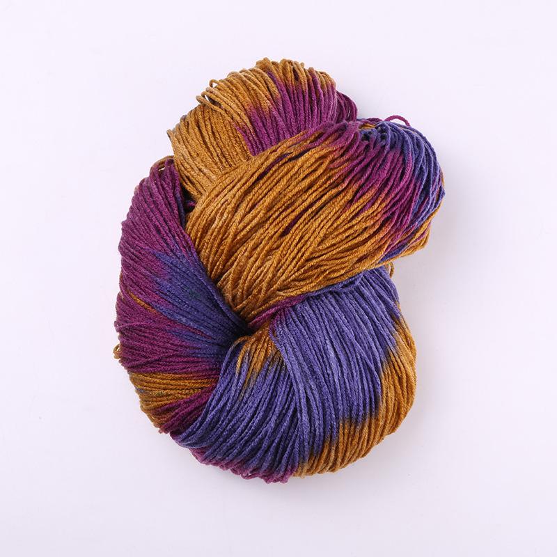 Four Strand Dyed Acrylic Yarn, Hand Woven DIY Embossed Yarn