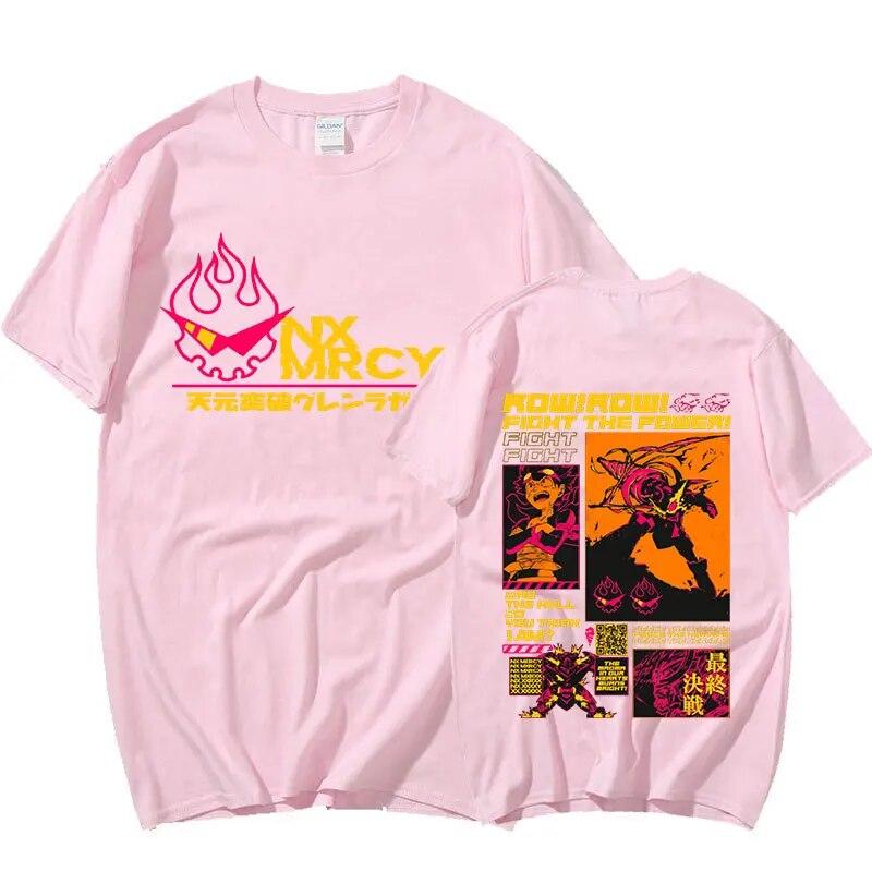 Anime Tengen Toppa Gurren Lagann Tričko Dámské Unisex Unisexga Trička s krátkým rukávem Hip Hop Streetwear Oversized Unisex Tričko