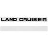 3D ABS Letters Sticker Hood Emblem Badge Exterior Modification Accessories For 2021-2023 Toyota Land Cruiser 300 LC300  VXR GXR