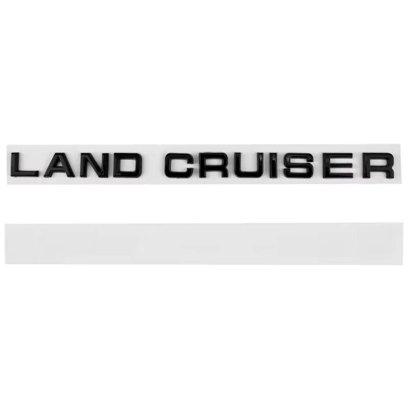 3D ABS Letters Sticker Hood Emblem Badge Exterior Modification Accessories For 2021-2023 Toyota Land Cruiser 300 LC300  VXR GXR