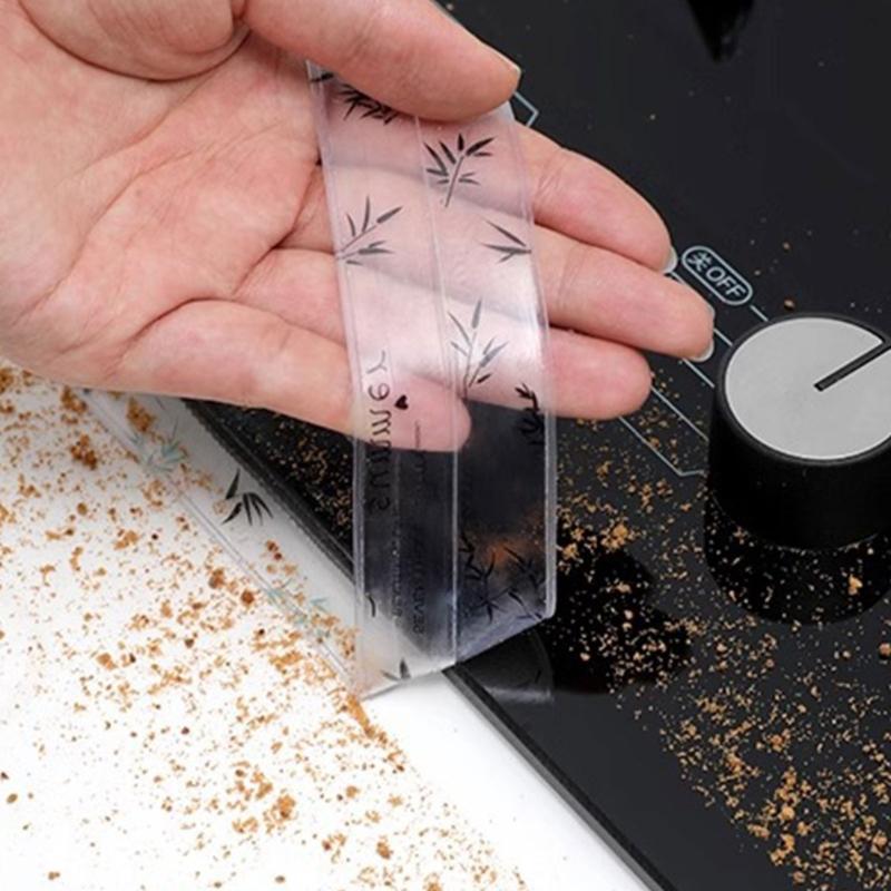 Kitchen Caulk Tape Sealant Tape Self Adhesive Clear Sealing Tape Shower Tile Sealant Tape for Kitchen Countertops Sink