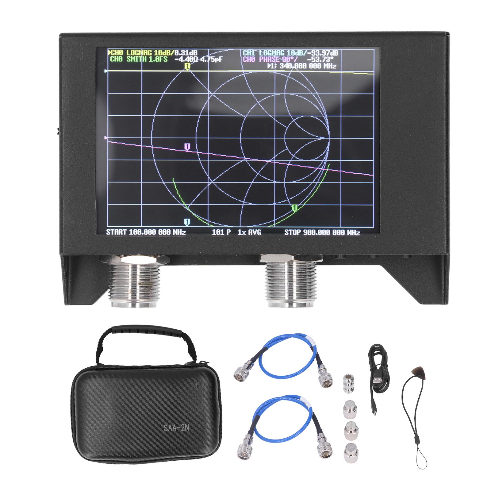 

Vector Network Analyzer 50KHz3GHz HF VHF UHF Measuring Duplexer Voltage SWR Phase SAA2N V2.2