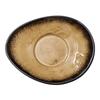 Dessert Plate Retro Ice Crack Glaze Ceramic Bone Plate Household Dining Table Plate Special-Shaped Dipping Plate Restaurant Cake Small Plate