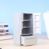 19 Styles 1/12 Dollhouse Miniature Kitchen White Wooden Fridge Refrigerator Freezer For Dolls Bedroom Living Room Accs Kids Toy