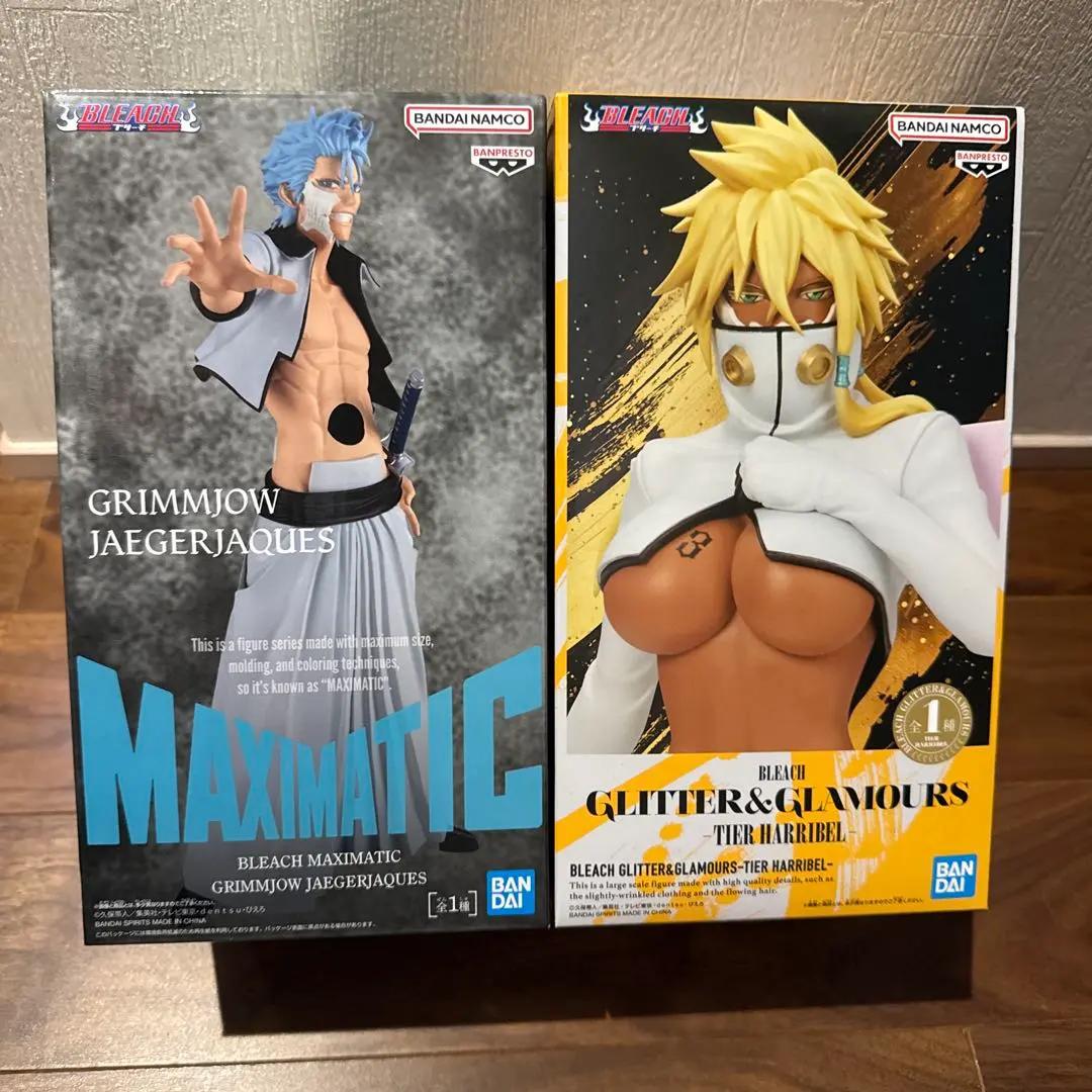 BLEACH MAXIMATIC Grimmjow Jaegerjaquez GLITTER GLAMOURS Tier Harribel Figure