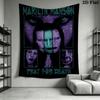 Pray Death Marilyn Manson'S Dark Artistry Tapestry Wallmounted Background Cloth Work Of Art Home Decor Atmospheric Background Cloth