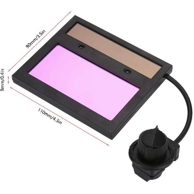 Auto Darkening Welding Lens, Welding Helmet Lens TX500C 11090mm Solar Panel Welding Helmet Lens Welding Helmet Mask Automation Filter Shade Eyes