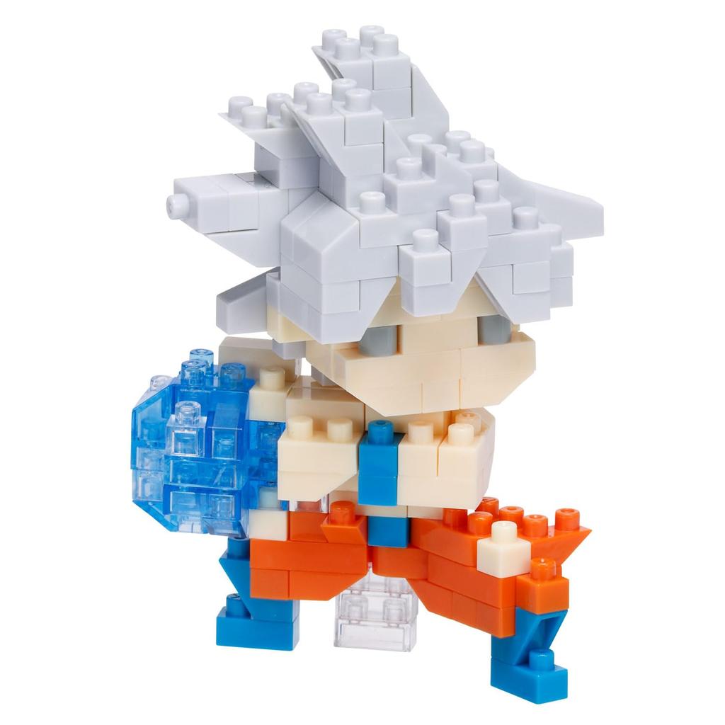 Kawada Nanoblock Dragon Ball Super Son Goku Ultra Instinct x x 18 cm Vârsta 12 ani și peste Interior Hobby NBDB_017 1.3 10.5 NBDB_017