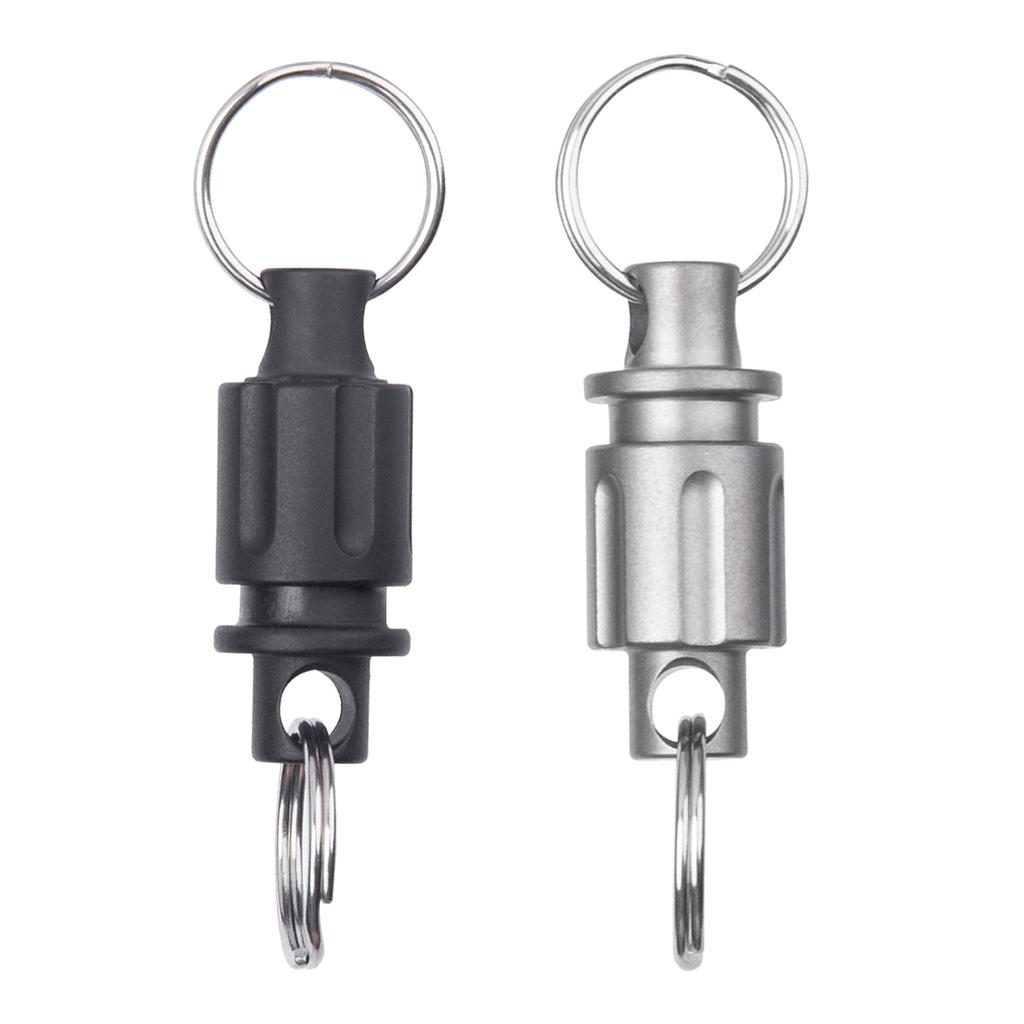 Titanium Alloy Quick Release Open Keychain Universal Rotary Buckle Convenient Detachable Keyring Quick Hangs Buckle