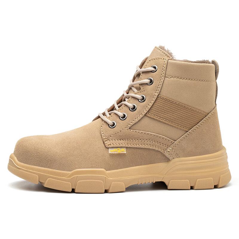 Xu Hao Men s Winter Suede Steel Toe Safety Boots 45