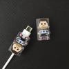 Cartoon Football Player Data Cable Protective Cover, Suitable for Type-C/Charging Interface Anti-Breakage Charging Cable Protect
