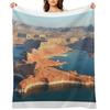 Lake Powell, Glen Canyon, früher Morgen 2 Kuscheldecke Flauschig Winterbetten für Babys Karomuster Decken