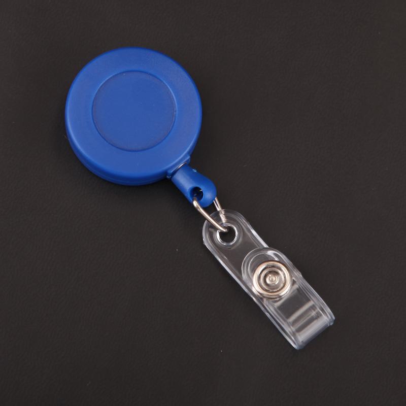 1pc Credential Pass Badges Doctor Id Nurse Retractable Id Badge Reel Plastic Badges Badge Clip Nurse Accessories