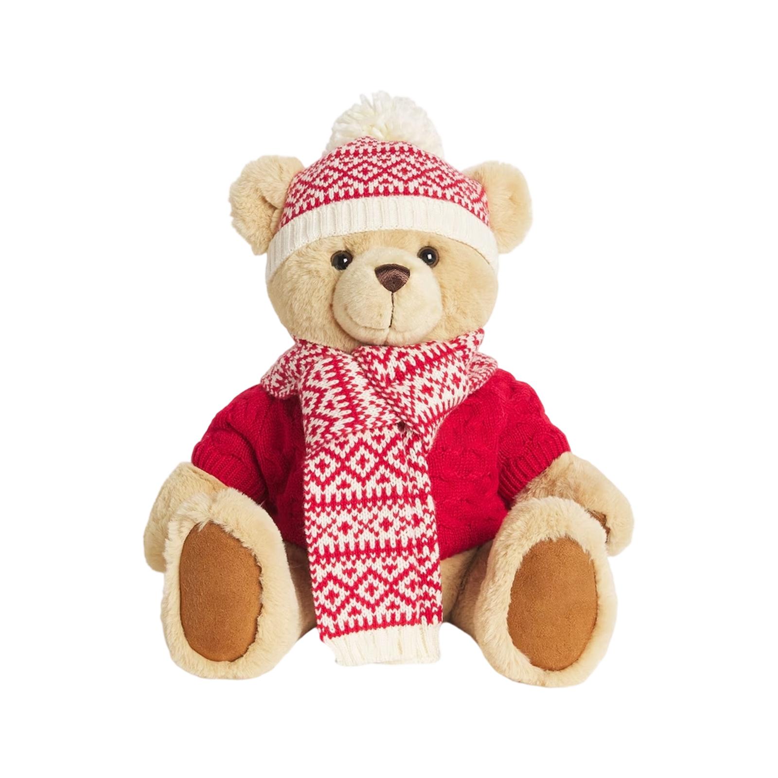 

Светло-коричневый : Красный и вязаный с золотой этикеткой, теплое общение и скрытый One Size