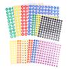 5 Sheets Number Stickers 1-100 Label Number Sticker For Diy Craft Nail Polish Glue Bottle Scrapbooking Diary Stationery