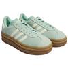 adidas Gazelle Bold Ash Green Women Sneakers Off-White Gum JS3902