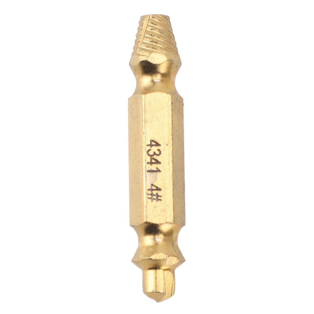 6pcs Drill Bit Screw Extractor Set HSS 4341 Stripped Screw Removal Tool For Stripped Screws