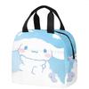 Handheld Meal Bag Cute Cartoon Cinnamoroll Big-Eared Dog Yugui Dog Thermal Insulation Lunch Box Bag Meal Bag
