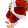 Climbing Santa Christmas Toy with Music Auto Up Down Movement Christmas Tree Decoration Hanging Ornament 1M Bead Chain