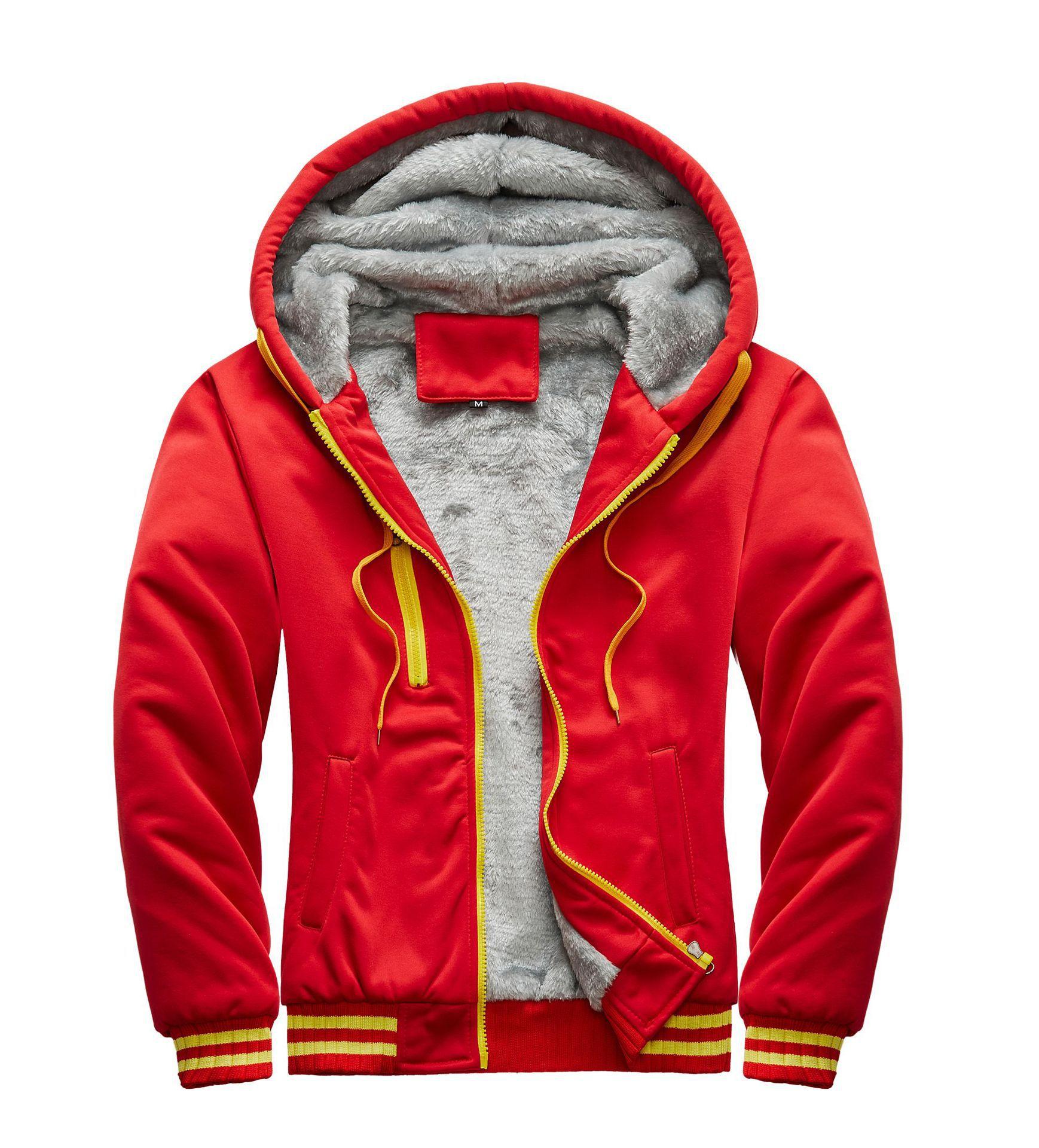 Осенне-зимний утепленный свитер с капюшоном — фото 8