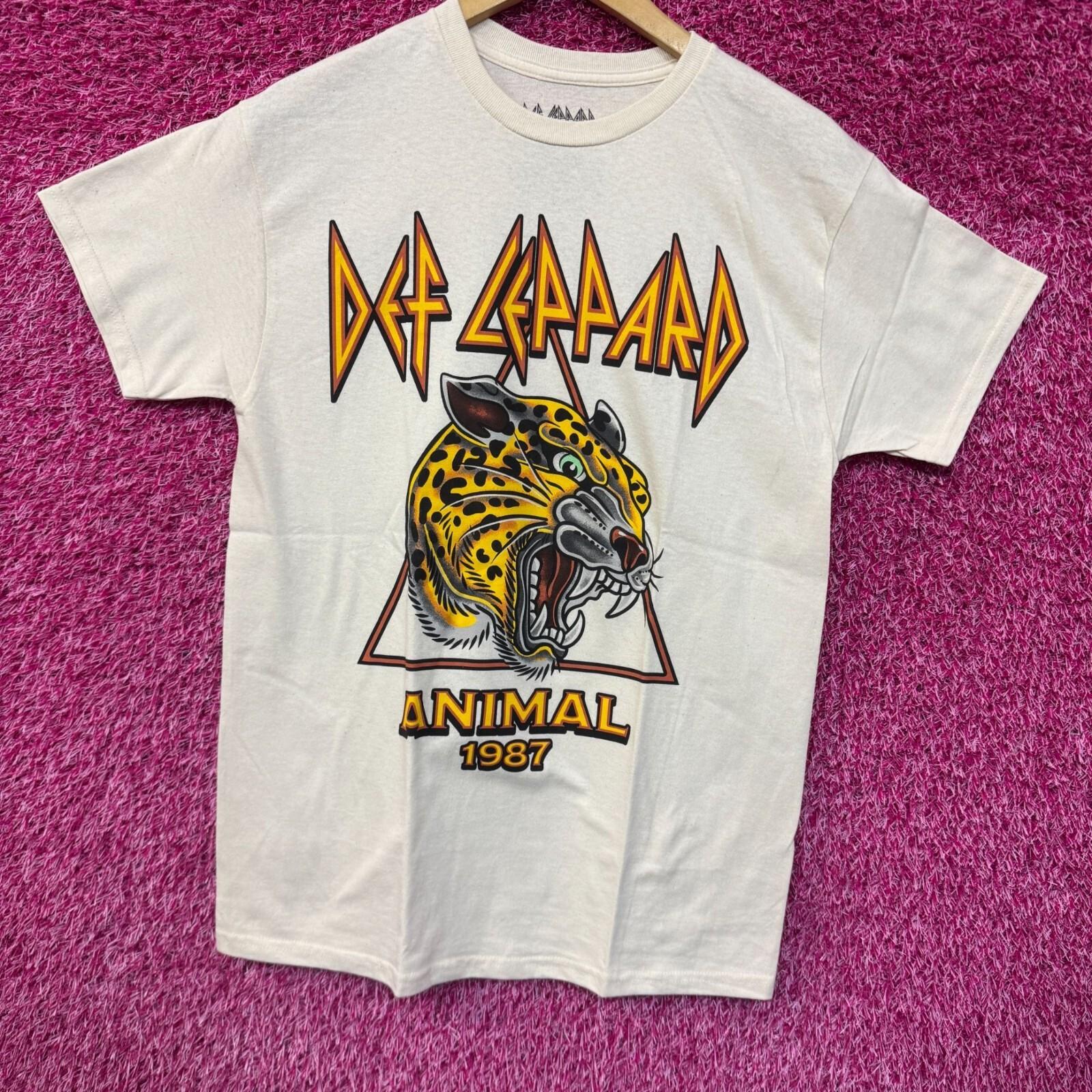 Def Leppard Animal 1987 Americana Tattoo Heavy Metal Tee M S