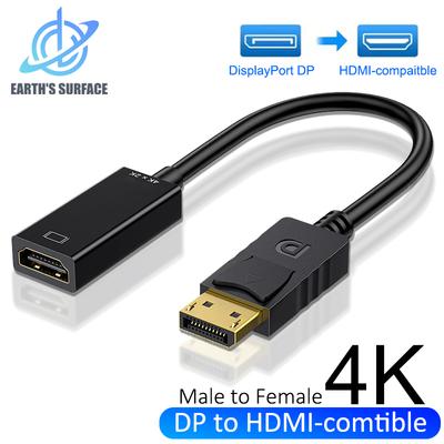 4K DisplayPort DP na HDMI-kompatibilní kabelový adaptér DisplayPort samec na HDTV samice konvertorový kabel pro PC TV notebook projektor