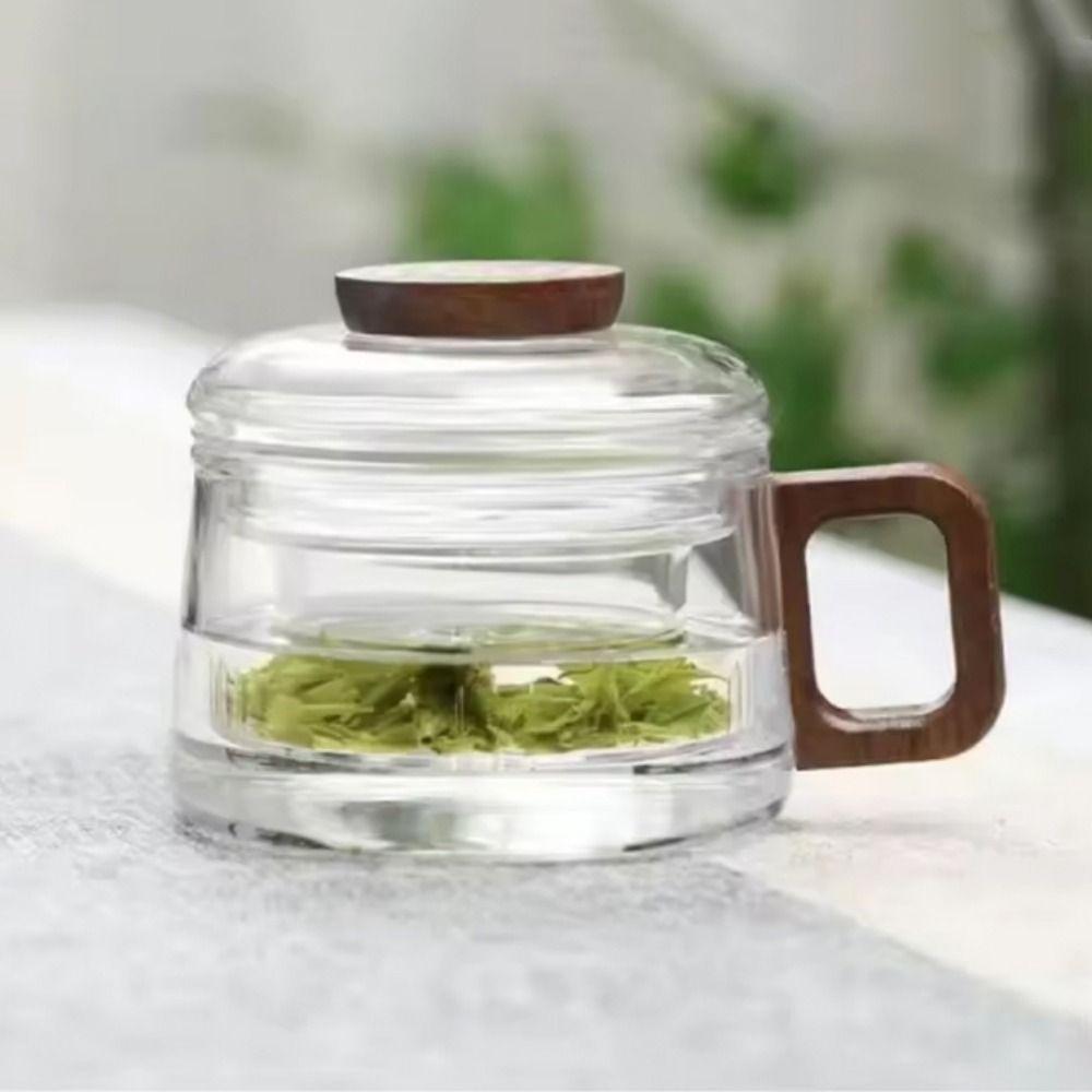 200ml High Borosilicate Glass Tea Cup Anti-Scalding Tea Infuser Cup  Home