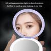 3x Magnifier 4-in-1 LED Makeup Mirror 2 Color Light Portable Hand Warmer  Makeup