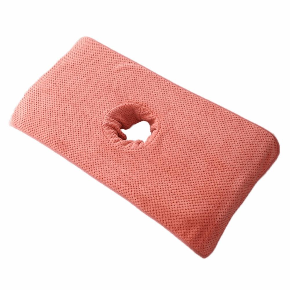 Soft Beauty Salon Towel with Hole Headrest Pads Professional SPA Massage Towel  SPA Center