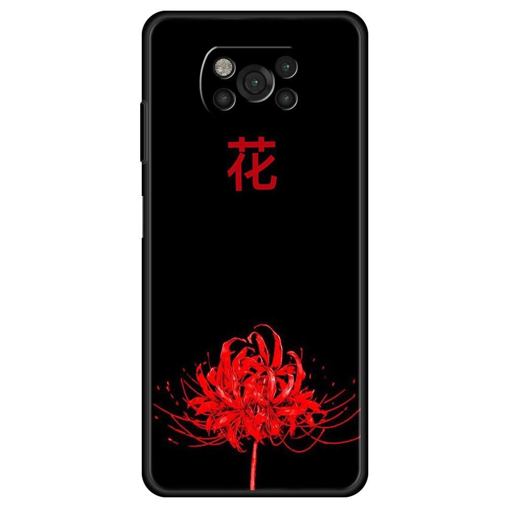 

Чехол для Xiaomi poco x3 pro x3nfc pocox3pro mi 12 12pro 12x 11 lite 11t Funda 11ultra 9t 10t, чехол Tokyo Ghoul Equinox Flower Poco F3