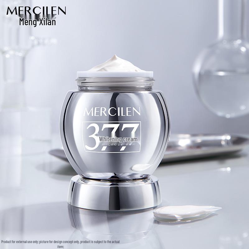 Mengxi Lan 377 Multi-effect Whitening & Anti-Aging Cream: Spot Removal, Firming, Hydrating, Oil Control & Brightening.