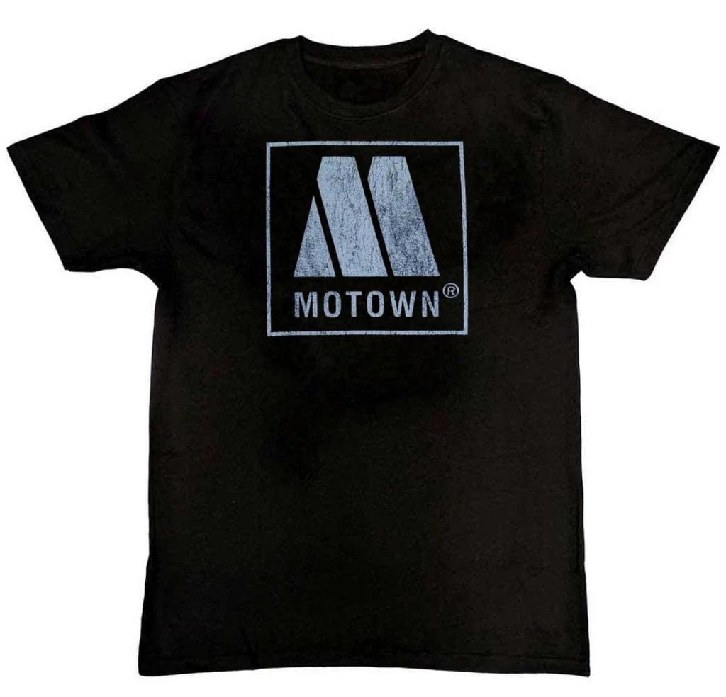 Motown Records Vintage Logo Graphic Print Unisex Mens 100% Cotton T-shirt Mens Tees Top
