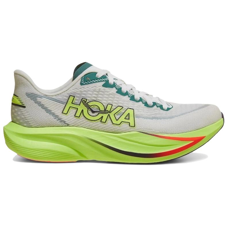 HOKA ONE ONE MACH 7 Running Shoes Women's White Green 1171938-FYZ