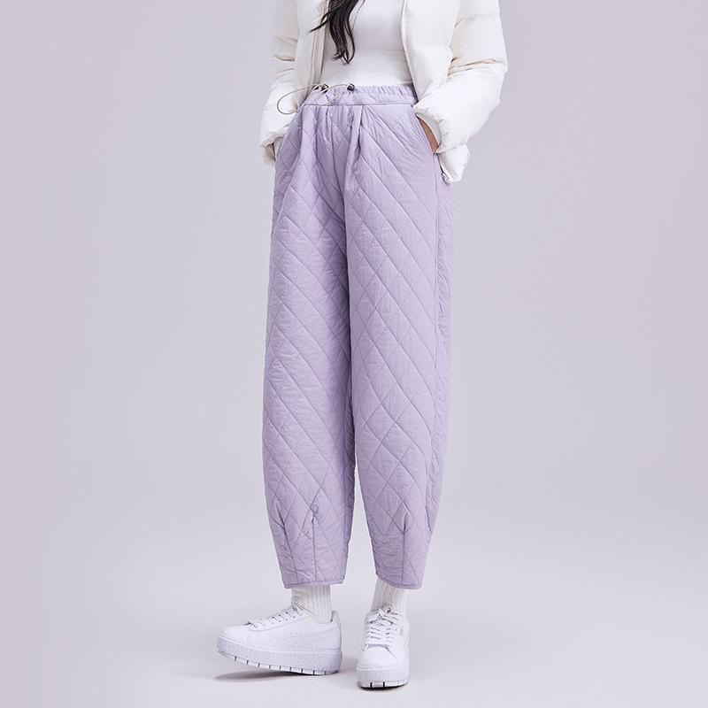 

Брюки для беременных с широкими штанинами, осенне-зимние новые утолщенные утепленные из искусственной кожи, с завязками на щиколотках, свободные повседневные брюки для беременных XL