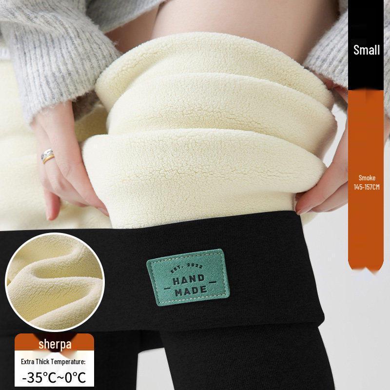 2025 New Winter Gray Plus Velvet Cotton Pants for Tall Women – Soft, Skin-Friendly, and Warm Base Layer