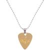 Miwayer Metal Guitar Pick Zinc Alloy Pick Necklace Pendant Plectrum For Electric Guitar Musical Instrument Parts Accessories