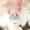 Silicone Pet Bath Brush Hair Removal Ergonomic Handle Dog Massage Brush Refillable Shower Gel Wet Dry Dual-use Cat Grooming Comb