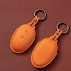 Leather Car Key Protector Key Cover For Changan Qiyuan NEVO A07 A05 Q07 Q05 Keychain Anti-Scratch Cover Garnish Accessories