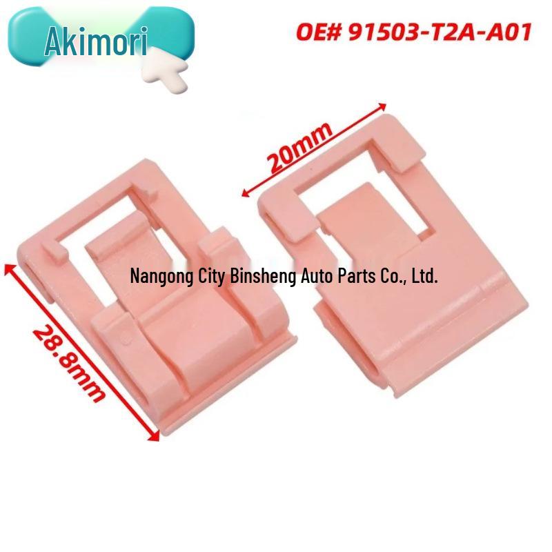 10PCS Belt Molding Clips, OE# 91503-T2A-A01, Compatible with Honda Accord 2013-2017