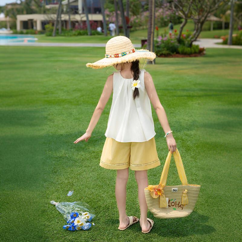 Girls  Casual Cotton Blend Summer Shorts 130