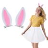 2 Pieces Felts Rabbit Hair Clip Secure Grip Design Hair Accessories For Kids Adults Lightweight Practical Hairpins