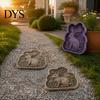 Cement Crafting Tools for Garden Woodland Legends Stepping Stone Mold, Silicone Reusable Casting Animal Shape Molds Mold Path Backyard Decor Concrete