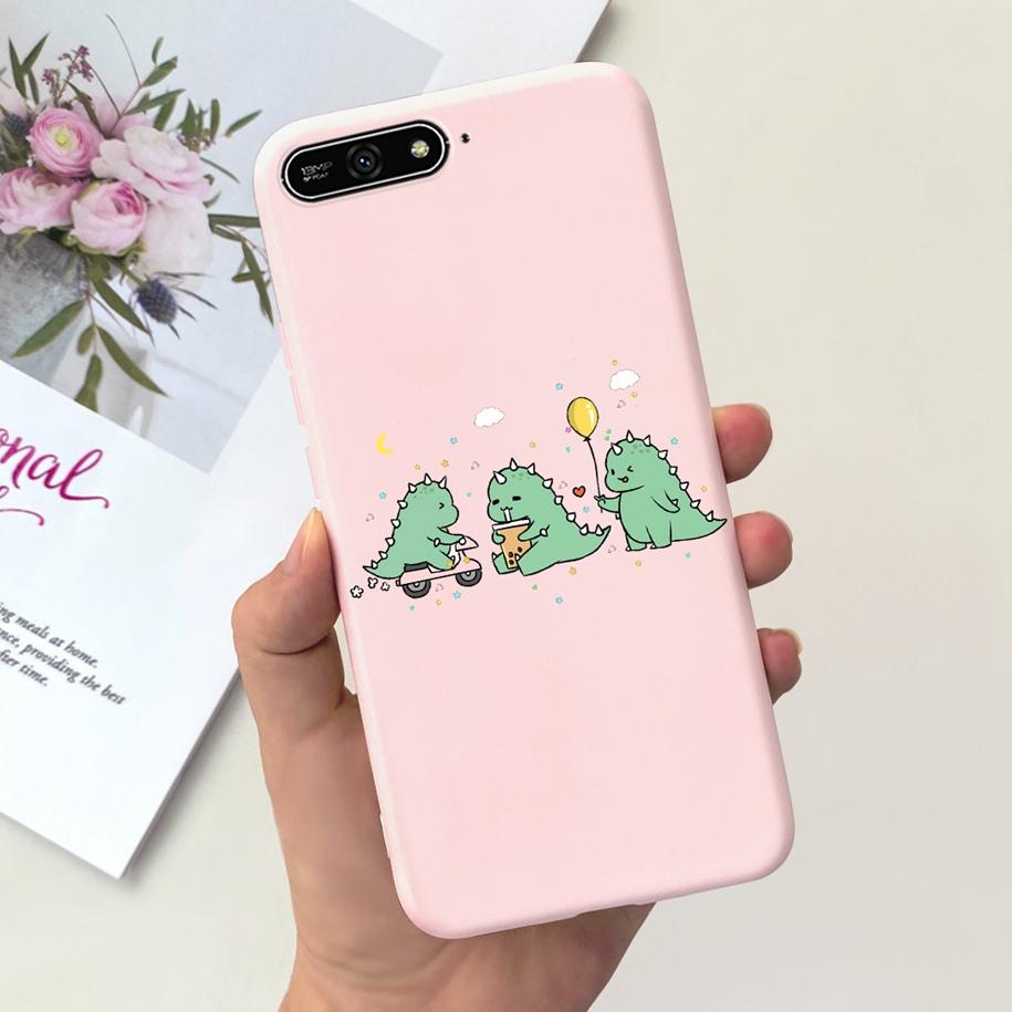 For Honor 7A Pro Case AUM-L29 Silicon Cover Cute Cartoon Soft TPU Phone Case For Huawei Honor 7A DUA-L22 Bumper on Honor7a Funda