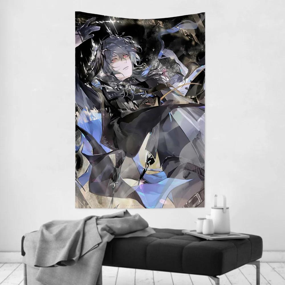 Logos Animated Game AArknights Tapestry Room Decor Wall Cloth Party Hanging Background Room Decor Baby Room