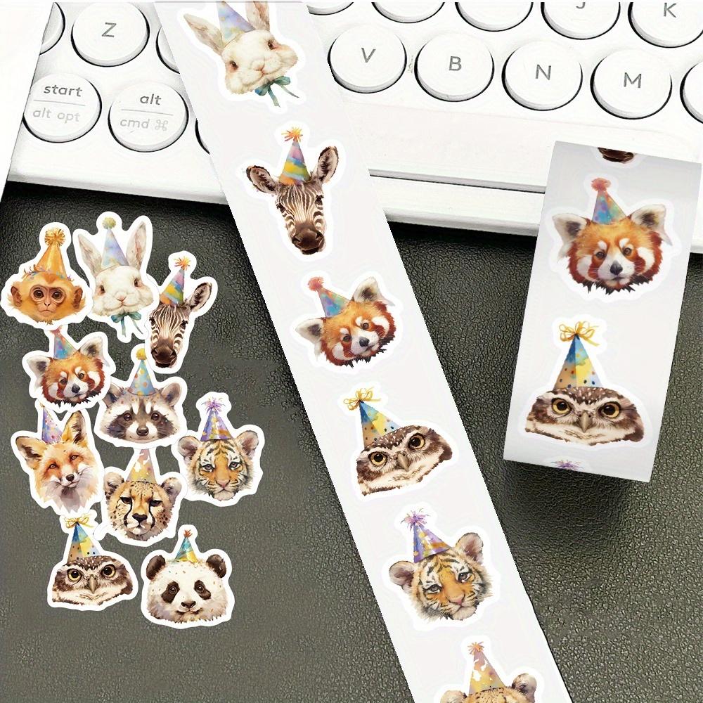 500 Animal Stickers for Mobile Phone Cases, Laptops, Diaries, Refrigerators, Suitcases and Birthday Holiday Reward Gift Decals